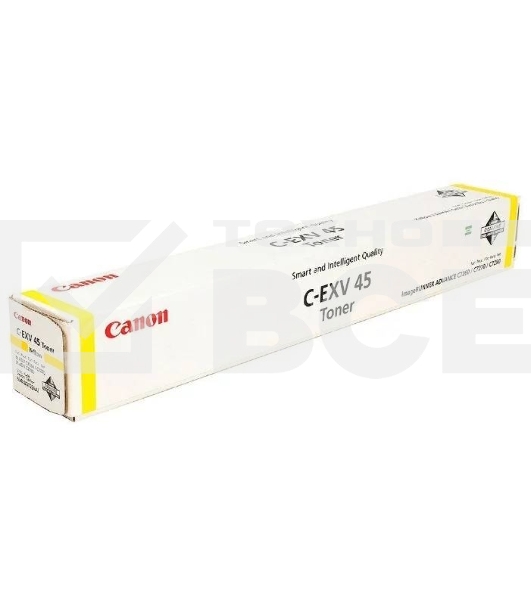 Картридж лазерный Canon C-EXV45 Y для iR ADV C7260i/C7270i /C7280i . Жёлтый.