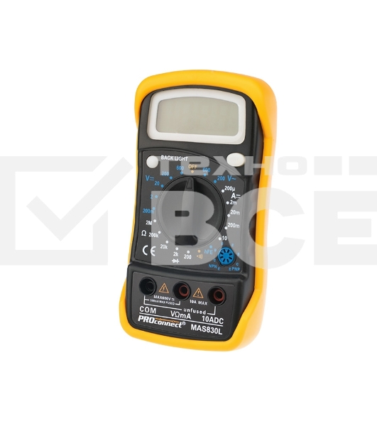 Универсальный мультиметр MAS830L (DT850L) PROconnect 13-3021 PROconnect