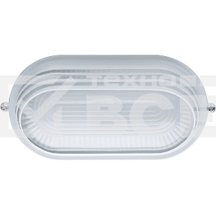 Светильник Navigator ЛОН NBL-O3-60-E27/WH 1х60Вт E27 IP54 (аналог НПБ 1407 бел. овал ресн. 60Вт)