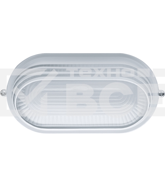 Светильник Navigator ЛОН NBL-O3-60-E27/WH 1х60Вт E27 IP54 (аналог НПБ 1407 бел. овал ресн. 60Вт)