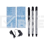 Электровеник Galaxy Line GL 6430, черный, 15 Вт, объём контейнера 0,5 л, Li-ion аккумулятор 1500 мА•ч, напряжение акк. 3,7 B, индикатор зарядки аккумулятора, зарядка в течение 5 часов, продолжительность уборки до 60 минут, тряпка для влажной уборки в комп, фото16