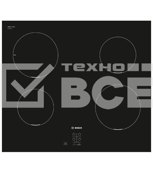 Индукционная варочная поверхность Bosch PUG611AA5E черный