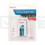 Батарея Buro Alkaline 6LR61 9V (1шт) блистер, фото2
