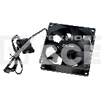 Вентилятор для корпуса Digma DFAN-80 черный, 80 мм, 1800 об/мин, 23 дБ, 4 pin, фото2