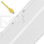 Клавиатура A4Tech Bloody S87 Energy (S87 USB ENERGY WHITE) проводная USB белый/жёлтый, фото3