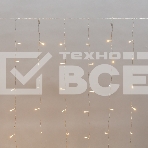 Гирлянда Дождь светодиодный 2х1,5м, эффект мерцания, прозрачный провод, IP44, 230В, диоды ТЕПЛЫЕ БЕЛЫЕ, 150LED NEON-NIGHT, фото2