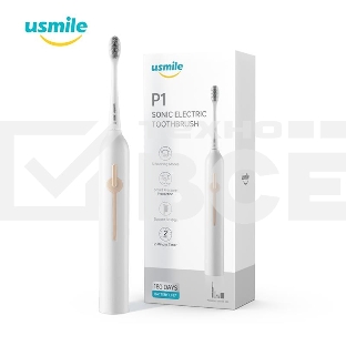 Электрическая зубная щетка SONIC P1 белый 80250029 USMILE