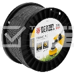Леска для триммера двухкомпонентная круглая, 2,0мм х 276м, на DIN катушке EXTRA CORD Denzel, фото3