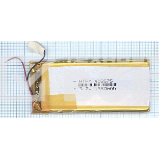 Аккумулятор Li-Pol (батарея) 4*35*75мм 2pin 3.7V/1350mAh