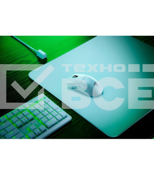 Мышь беспроводная/проводная Razer Viper V3 Pro белый, 35000 dpi, радиоканал, USB, кнопки - 8