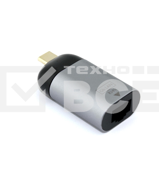 Переходник Type C папа на RJ45 мама