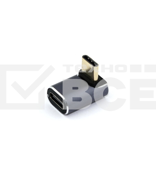 Переходник USB 4 Type C мама-папа угловой тип 3