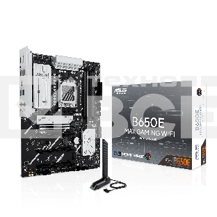Материнская плата ASUS B650E MAX GAMING WIFI, AM5, AMD B650, 4xDDR5, 4xSATA, 3xM.2, 1xPCIe 5.0 x16, 1xPCIe 4.0 x16, 2xPCIe 3.0 x1, 1xDP, 1xHDMI, 1x2.5Gb LAN, Wi-Fi 6E, Bluetooth 5.3, 4xUSB-A 10Gbps, 1xUSB-C 10Gbps, 2xUSB-A 5Gbps, 2xUSB-A 2.0, 3x3.5 мм, 7.