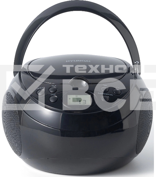 Аудиомагнитола Hyundai H-CD3300 черный 4Вт CD CDRW MP3 FM(dig)