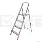 Стремянка металлическая Rexant 4 ступеньки, усиленный профиль, фото2