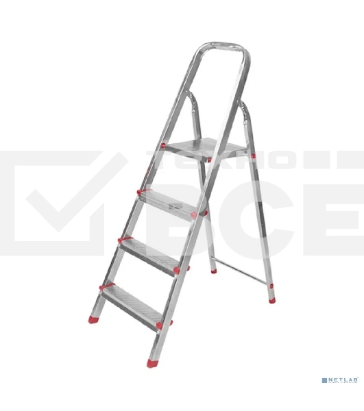 Стремянка металлическая Rexant 4 ступеньки, усиленный профиль