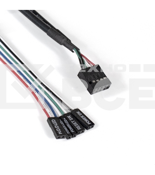 Корпус для майнинга ExeGate EX288960RUS Pro 8-650 <без БП, 2*USB, 6*fan 120мм, места под: 8 видеокарт, 1 БП>