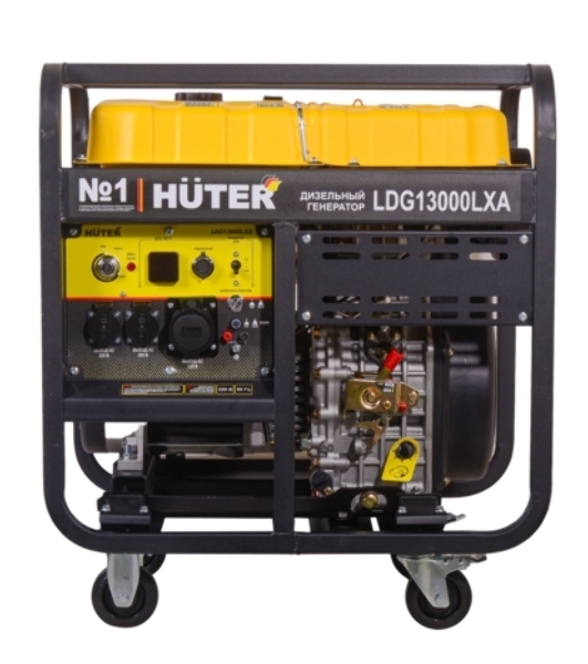 Электрогенератор дизельный Huter LDG 13000LXА, 9.5 кВт, 82 дБ, 142.5 кг