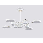 Люстра светодиодная на штанге Ambrella light FL51627/9+4 WH/FGD белый/золото 132W 3000-6000K D850*370 (без ПДУ), фото7