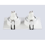 Светильник Ambrella light TN1145/2 WH белый IP44 GU5.3/2 180*95*38, фото5