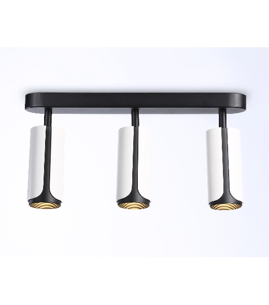 Светильник Ambrella light TN51603/3 WH/BK белый/черный GU10/3 380*60*195