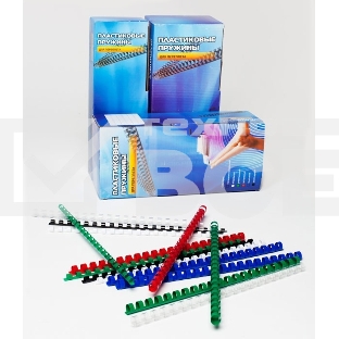 Пружины для переплета пластиковые Office Kit 45мм (на 341-410 листов) белый (50шт) (BP2121)