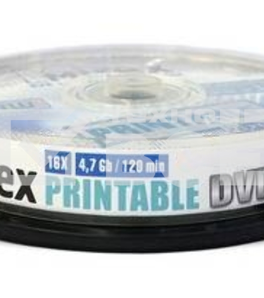 Диск DVD+R Mirex 4.7 Gb, 16x, Cake Box (10), Ink Printable (10/300)