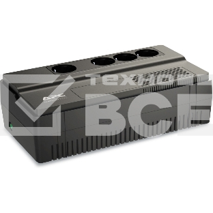 Источник бесперебойного питания APC Back-UPS BV1000I-GR 600Вт 1000ВА черный
