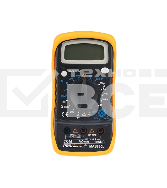 Универсальный мультиметр MAS830L (DT850L) PROconnect 13-3021 PROconnect