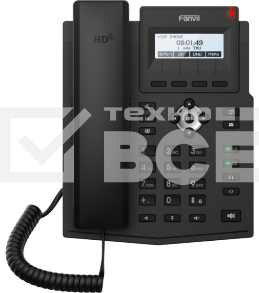Телефон IP Fanvil X1SP черный