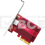 Сетевой адаптер 10 Gigabit PCI-E network adapter, 1 PCI Express 3.0 X4 interface, 1 100/1000/10000Mbps Ethernet port, come with Low-Profile and Full-Height Brackets, фото15