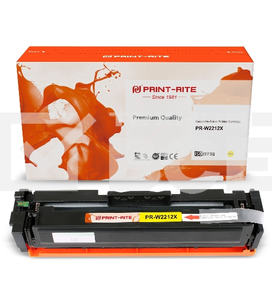 Картридж лазерный Print-Rite TFHBAYYPU1J PR-W2212X W2212X желтый (2450стр.) для HP M255/MFP M282/M283