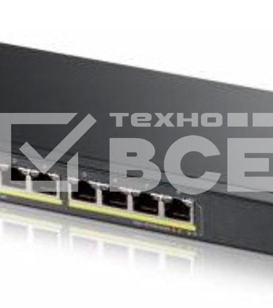 Коммутатор Smart L2 Zyxel GS1900-8, 8xGE, настольный, бесшумный
