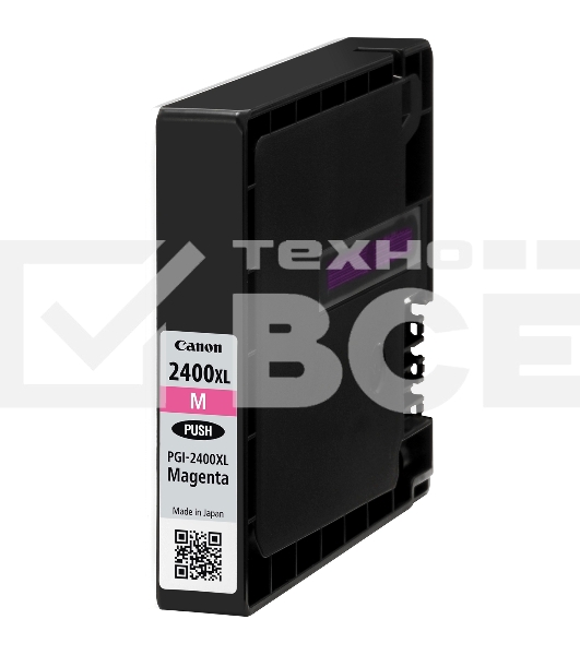 Картридж струйный CANON PGI-2400XL пурпурный, 1500 стр., для MAXIFY iB4040/МВ5040/МВ5340