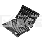 Набор бит HEX, TORX, SPLINE, шестигранный хвостовик 3/8