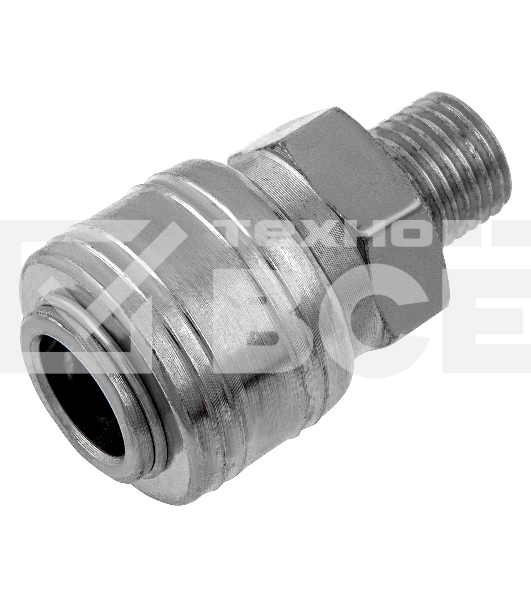 Муфта универсальная быстросъемная ('мама') Stels внешняя резьба 1/4', 2 шт.