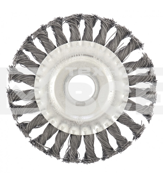 Щетка для УШМ Сибртех 125 мм, посадка 22,2 мм, плоская