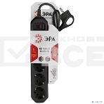 Сетевой фильтр ЭРА USF-5es-5m-B черный с заземл, 3x0,75 мм2, с выкл, 5 гн, 5 м (20/500), фото 1