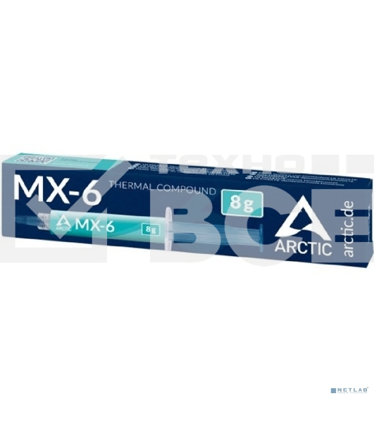 Термопаста Arctic MX-6 Thermal Compound 8-graмм ACTCP00081A