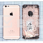 Задняя крышка для iPhone 6 Plus (5.5) розовая, фото 1