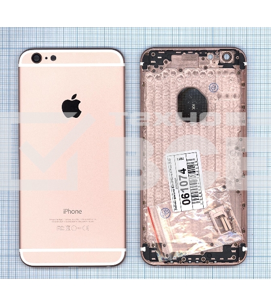 Задняя крышка для iPhone 6 Plus (5.5) розовая
