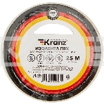 Изолента ПВХ KRANZ 0.13х15 мм, 25 м, белая (5 шт./уп.), фото2