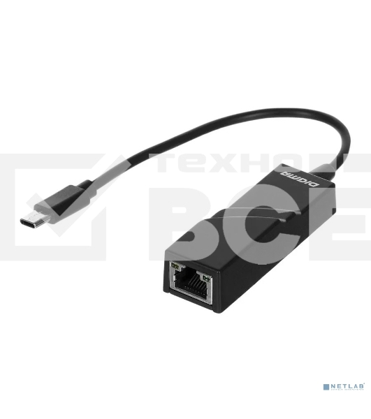 Сетевой адаптер Ethernet Digma D-USBC-LAN100 USB Type-C