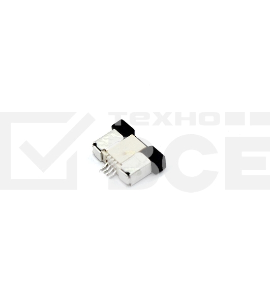 Разъем FPC  Half Coverage Top Contact 0.5K-BS-4PWB 4 pin высота 2мм шаг 0,5мм