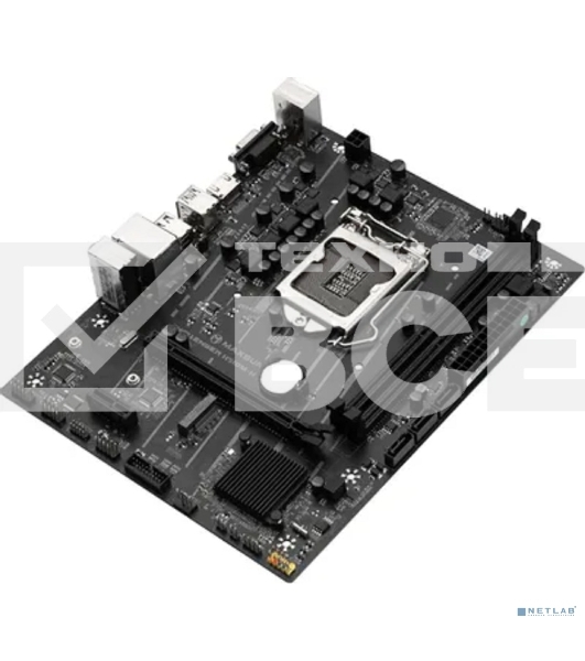 Материнская плата Maxsun Challenger H510M-H, LGA 1200, Intel H470, 2xDDR4, 1xM.2, 3xSATA, 1xPCIe 3.0 x16, 1xPCIe 3.0 x1, 1xHDMI, 1xVGA,1x 1Gb LAN, 4xUSB 2.0, 2xUSB 3.0, 5.1, mATX