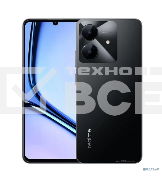 Смартфон Realme Note 60х, 3/64Gb, черный
