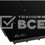 Варочная поверхность MONSHER MHI 6016, индукция, инвертер, 60 см, 9 уровней мощности, бустер, Stop and Go, автоматическое отключение, таймер, индикатор остаточного тепла, сенсорное/слайдерное управление, цвет черный, фото5