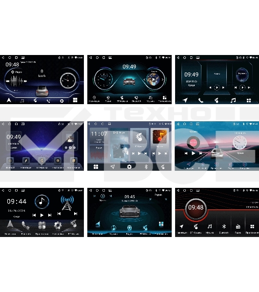 Автомагнитола Incar NBA-7401 2DIN 3x70Вт v5.0 USB 2.0 AUX 4Mb Android 11 7