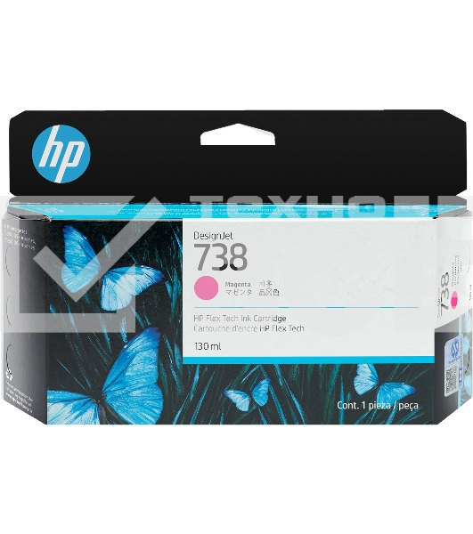 Картридж HP 738 130-ml Magenta DesignJet Ink Cartridge