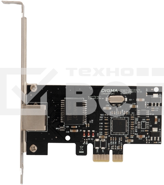 Сетевая карта Gigabit Ethernet Digma DPE101G-TX DPE101G-TX V2 PCI Express